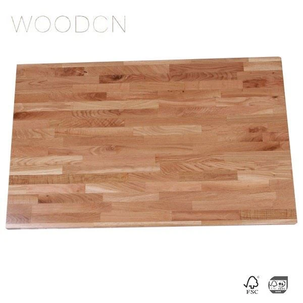 China White Oak Butcher Block Style Dining Table Top