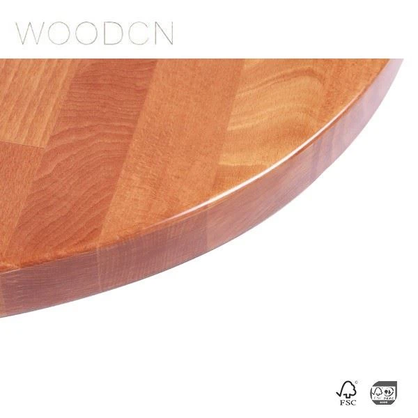 Solid Beech Wood Butcher Block Dining Table For Sale
