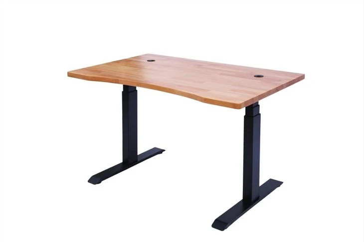 Beech Wood Butcher Block Office Desk For Sale