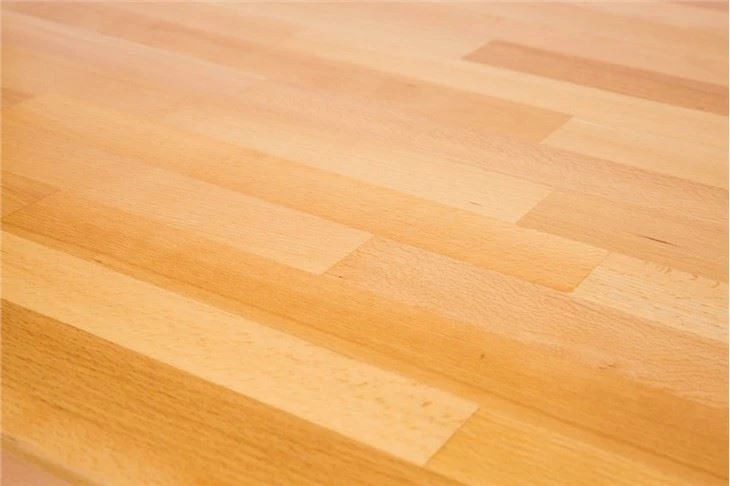 Solid Beech Wood Butcher Block Office Table For Sale