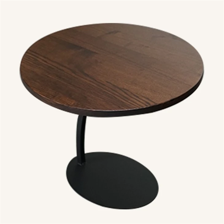 Solid Ash Wood Coffee Table in Walnut Color Supplier high quality